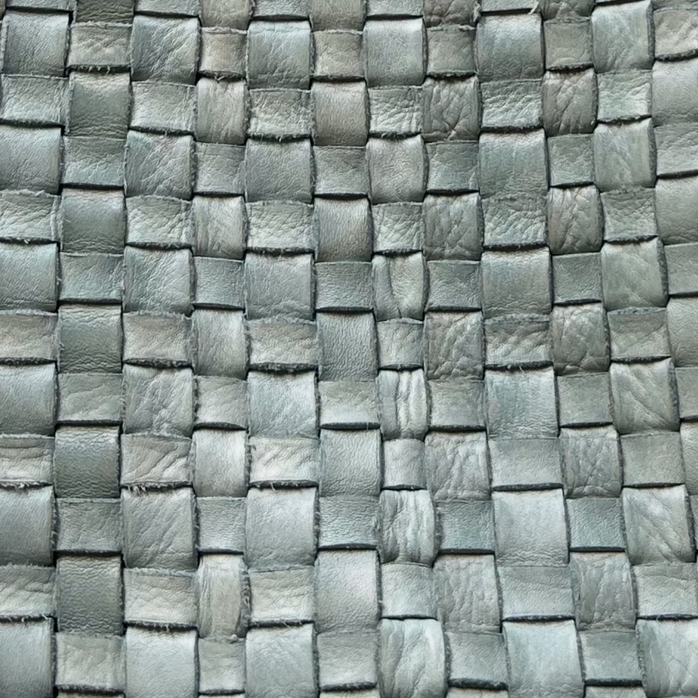 Woven Leather Tote Bag - Picture 2 of 7